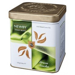 Чай зеленый ароматизированный Newby Green Sencha / Зеленая Сенча Жестяная банка (125 гр.)